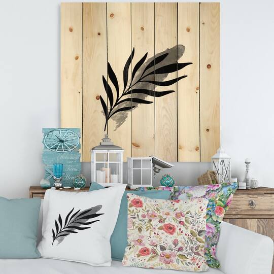 Designart - Abstract Tropical Leaf I